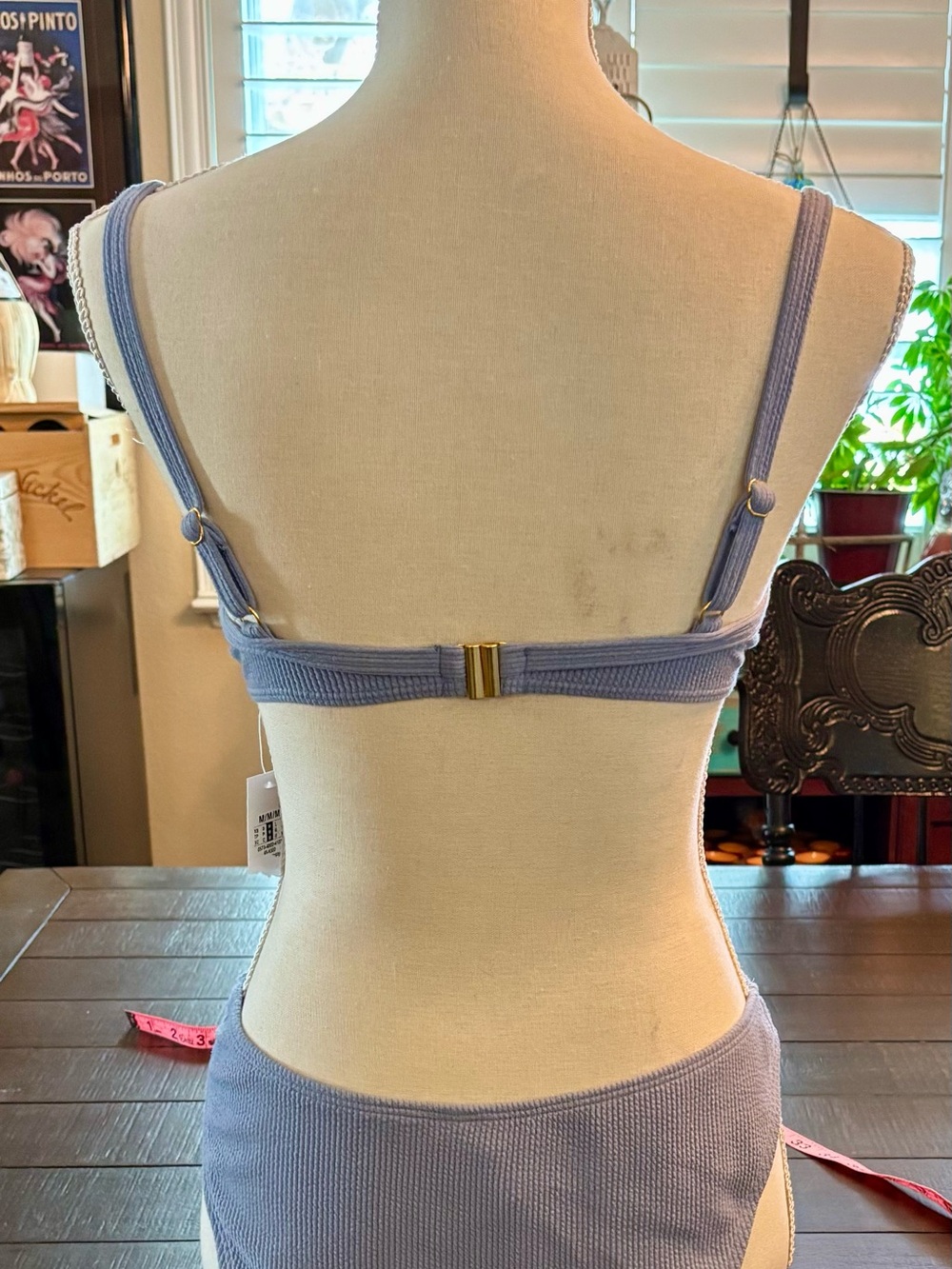 refuge Lavender Ribbed Underwire Bikini Set - Picture 4 of 11